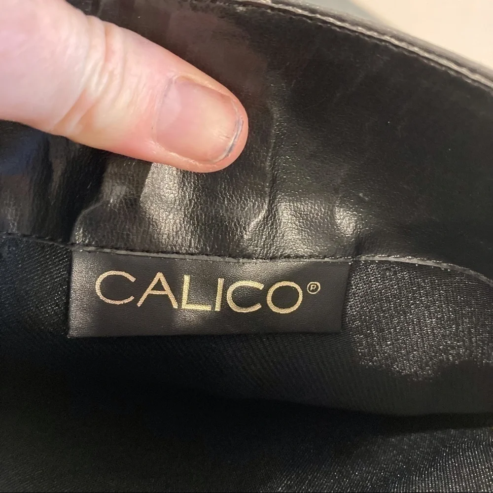 Calico sz 8 Blue Ribbon black leather riding boots
